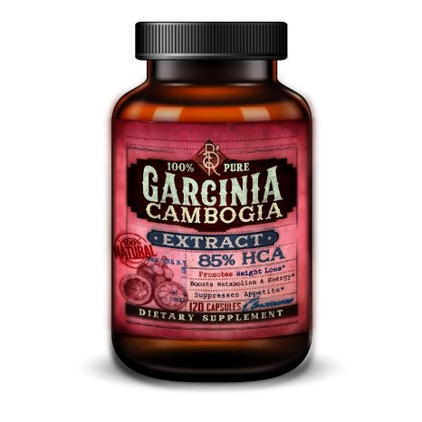 Pure Garcinia Cambogia Extract - 550 mg with 85% HCA - Hydroxycitric Acid and Potassium - Natural Appetite Suppressant and Weight Loss Supplement - Diet Pills - 120 Vegetarian Capsules