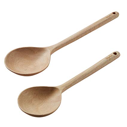 Ayesha Curry Parawood Solid Spoon Set, 2-Piece