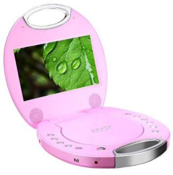 Sylvania SDVD7046-PINK 7-Inch Portable DVD Player (Certified Refurbished)