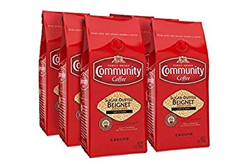 Community Coffee Community Coffee - Sugar Dusted Beignet Flavored Medium Roast - Premium Ground Coffee - 12 oz Bag (Pack Of 6), Sugar Dusted Beignet, 72 oz