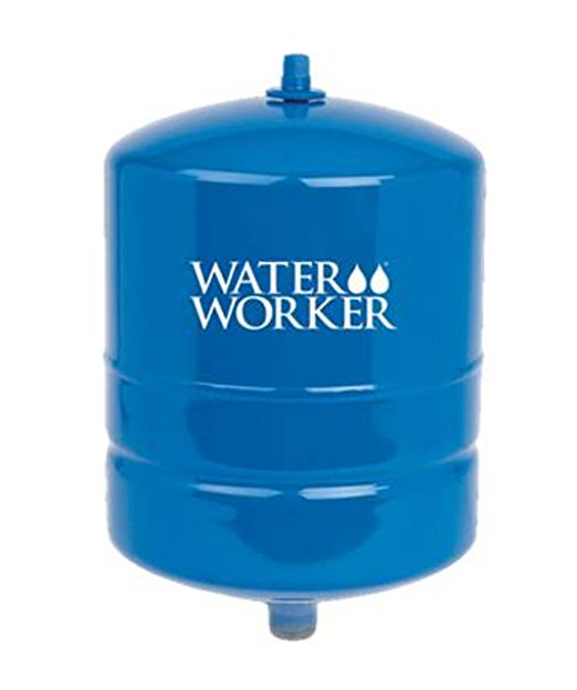 WaterWorker HT-4B In-Line Pressure Well Tank, 4-Gallon Capacity, Blue