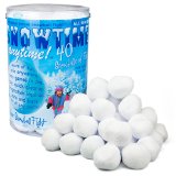 Indoor Snowball Fight - Snowtime Anytime 40pk - Safe No Mess No Slush