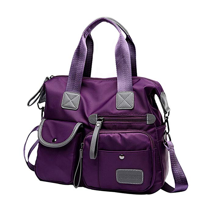 Women's Practical Handbag Oxford Cloth Multi-Pocket High-Capacity Shoulder Bag