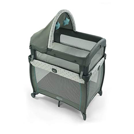 Graco My View 4 in 1 Bassinet | Baby Bassinet with 4 Stages, Including Raised Bassinet at Eye Level, Ramley