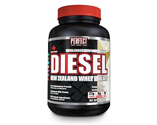 Diesel Whey Protein -Vanilla New Zealand 100% Isolate (910g) Brand: Perfect