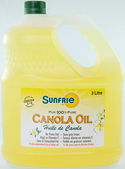 Sunfrie Pure Canola Oil, 3 Liter