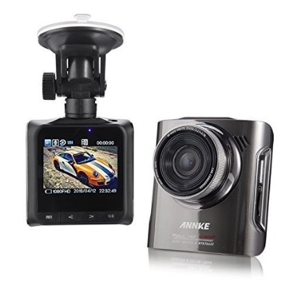ANNKE X4 1080P HD Camera Car DVR Video Recorder with High Resolution Full HD 1080P 30 FPS G-sensor Car License Plate H.264 170 Degree Wide Angle View Support HDMI/TV Out Night Vision CCTV Camera Accident Video Proof Dash Cam Video Recorder