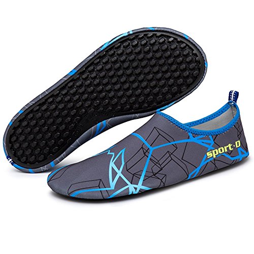 Oberm Womens Mens Water Shoes Quick Drying Barefoot shoes Aqua Socks for Beach Swimming Pool Yoga