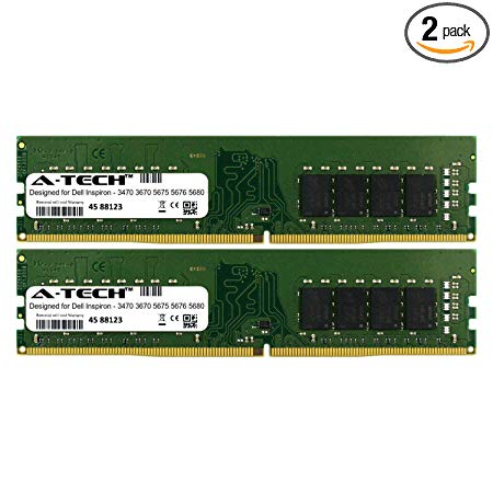A-Tech 32GB Kit (2 x 16GB) for Dell Inspiron 3470 T3470 3670 T3670 5675 T5675 5676 T5676 5680 T5680 Desktop Computer Memory Ram Modules