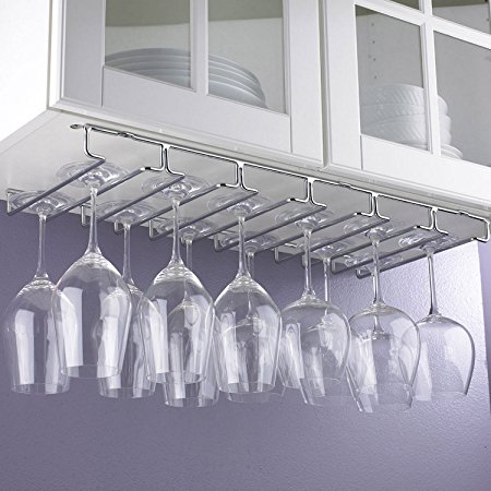 Wine Enthusiast Large Under Cabinet Stemware Rack