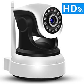 SDETER Wireless Security Camera,PTZ WiFi IP Camera HD Indoor Home Surveillance System with Remote View Motion Detection and Night Vision
