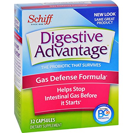 Digestive Advantage Gas Defense Probiotic, 32 Capsules