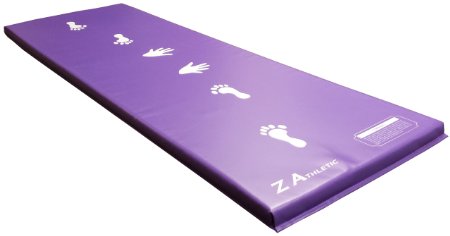 Z-Athletic Purple Children's Gymnastics Cartwheel / Beam Training Mat
