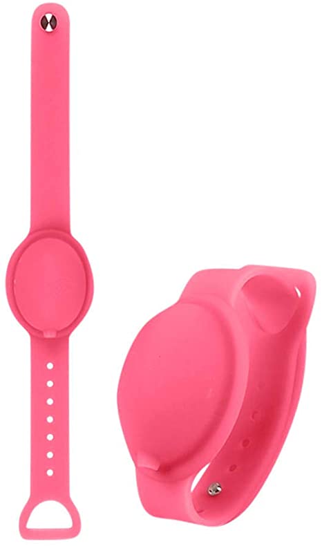 Hand Sanitizer Dispensing Portable Bracelet Wristband Hand Dispenser 10ML (Pink)