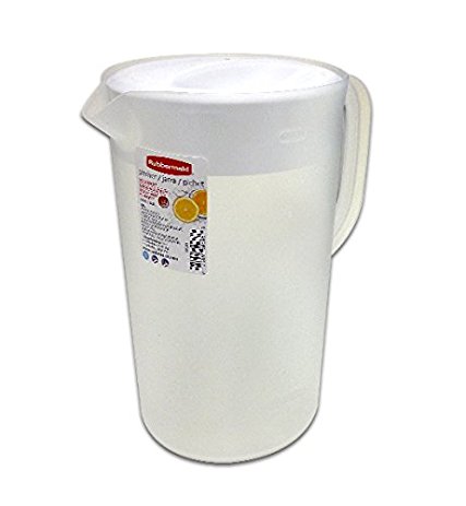 Rubbermaid 26072 Limited Edition Dishwasher Safe Pitcher, White