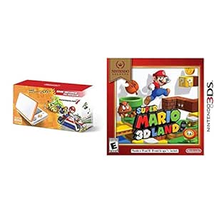 New 2DS XL Mario Kart 7 Bundle - White/Orange   Nintendo Selects: Super Mario 3D Land - 3DS [Digital Code]