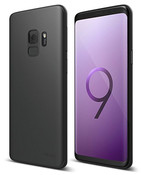 elago Origin Series Galaxy S9 Case - Minimalistic Design Slim Fit Scratch Resistant Protective Cover for Galaxy S9 [Device Fitting Tested] (Black)