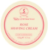 Taylor of Old Bond Street Rose Shaving Cream Jar 53-Ounce
