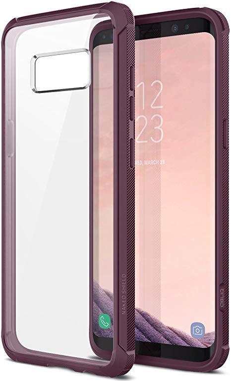 Galaxy S8 Plus Case, OBLIQ [Naked Shield] with Clear Shock Resistant Protection TPU Bumper for Samsung Galaxy S8 Plus (2017)(Plum Orchid)