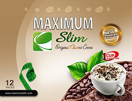 Premium ORGANIC Instant Cocoa. MOST EFFECTIVE FORMULA for Weight Loss, Fat Burn, and Detox. - includes Green Coffee Bean Extract & Natural Herbal Extracts for MAXIMUM RESULTS and GREAT TASTE,12ct