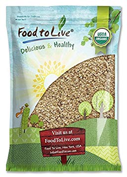 Organic Rolled Oats Food to Live (Old-Fashioned, 100% Whole Grain, Non-GMO, Kosher, Bulk, Product of the USA) — 20 Pounds