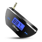 Mini FM Transmitter LDesign In-car FM Transmitter Audio Radio Adapter for iPhone 6 6 Plus 5S 5C Samsung Galaxy S6 S6 Edge S5 S4 S3 All Smartphones Audio Players