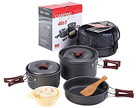 Naturehike 2-3 Person Picnic Pot Outdoor Camping Cookware Portable Pot Sets