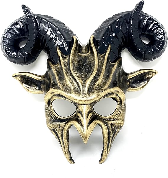 STORM BUY] Ram Goat Series Face Masquerade Animal Devil Mask Costume Halloween Horror Demon