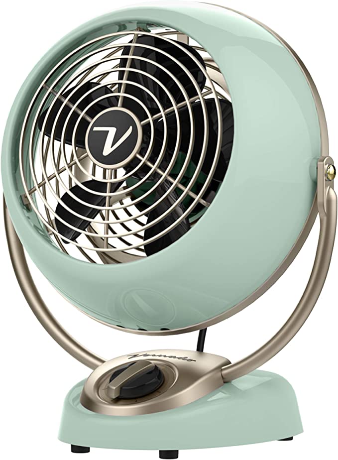 Vornado VFAN Petite Alchemy Vintage Fan, Compact, Seafoam