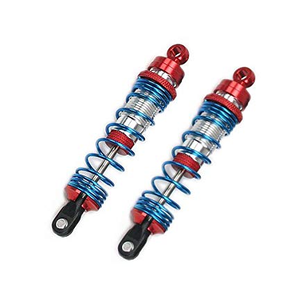 Atomik RC Alloy Front Ultra Shocks, Red fits the Traxxas 1/10 Slash 4X4 and Other Traxxas Models - Replaces Traxxas Part 3760A