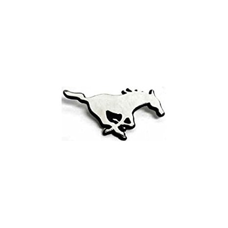 Southern Methodist University Mustangs SMU Chrome Metal "Mustang" Auto Emblem