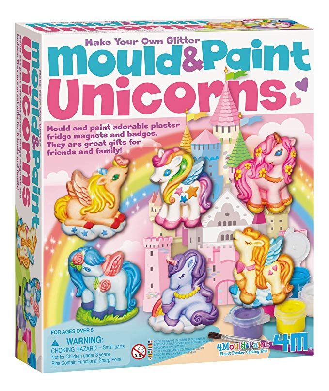 4M Unicorns Mould & Paint Kit
