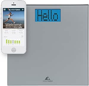 Weight Gurus Digital Bathroom Scale (Silver)