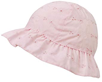 SimpliKids Baby Infant Sun Hats Lovely Floral Embroidered Cotton Sun Bucket Hats