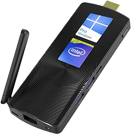 MeLE Fanless Mini PC Stick Windows 10 Pro 4GB DDR 64GB eMMC Celeron J4125 Quad-Core Mini Computer HDMI 4K Display Bluetooth 4.2 2.4G/5.0G Dual Band WiFi USB3.0