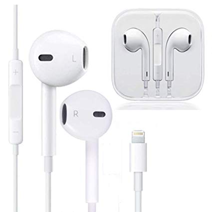 Earphones, Microphone Earbuds Stereo Headphones Noise Isolating Headset Made Compatible with iPhone Xs/XR / XS Max/iPhone 7/7 Plus iPhone 8/8Plus / iPhone X Earphones,(1 Pack) Support All System