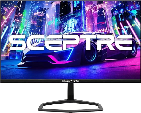 Sceptre 27-inch 240Hz Gaming Monitor 1ms 99% sRGB AMD FreeSync Premium DisplayPort x2 HDMI x2 Build-in Speakers, Machine Black 2023