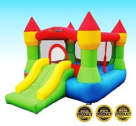 Bounceland Castle W/Hoop Inflatable Bounce House Bouncer