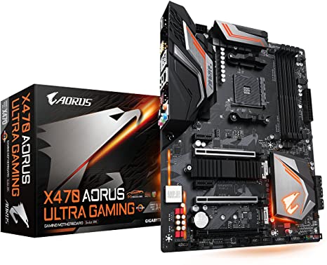 GIGABYTE X470 AORUS Ultra Gaming (AMD Ryzen AM4/ X470/ USB 3.1 Gen 2 Front Type C/ATX/ DDR4/ Motherboard)