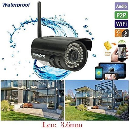 Waterproof WiFi Outdoor Wireless P2P IP Network CCTV Camera Security IR Night Vision DDNS