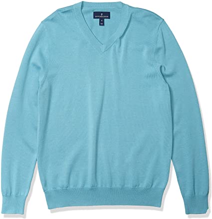 Amazon Brand - Buttoned Down Men's 100% Supima Cotton V-Neck Sweater