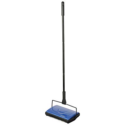 Dustcare Lightweight Blue Carpet & Hard Floor Sweeper