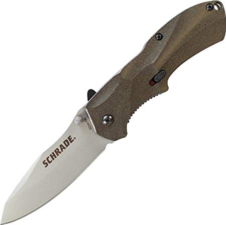 Schrade SCHA7BR M.A.G.I.C. Assisted Opening Liner Lock Folding Knife Clip Point Blade