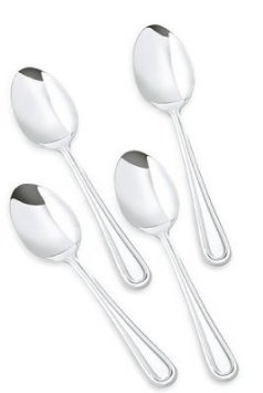 Culina Elegant Stainless Steel Espresso Spoons 4-piece Set