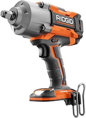 RIDGID 18V OCTANE Brushless 1/2'' High Torque Impact Wrench Orange