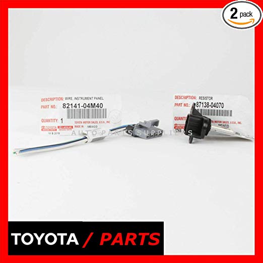 GENUINE OEM TOYOTA TACOMA 2005 - 2017 BLOWER MOTOR RESISTOR & PIGTAIL CONNECTOR