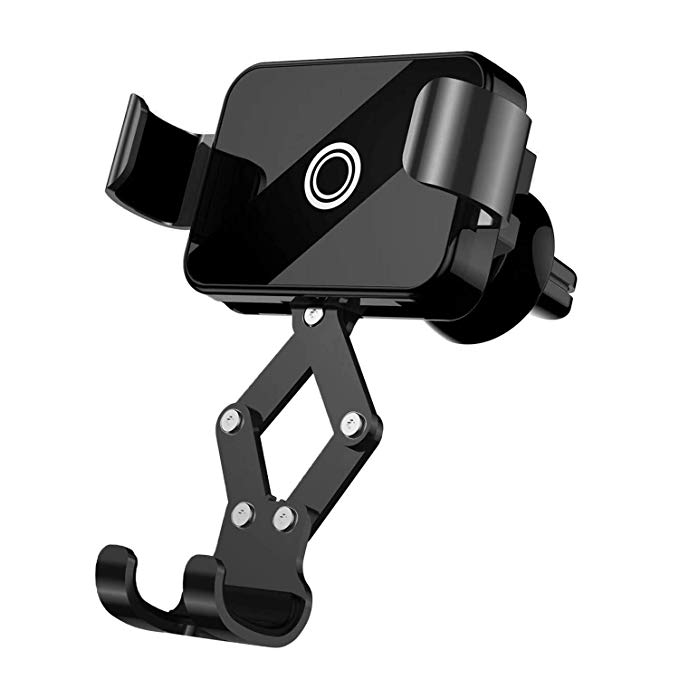 Zoxkoy Car Phone Mount Holder: Universal Vehicle Cell Phone Holder for Car Air Vent, Gravity Car Phone Holder Cradle, Car Mount Compatible iPhone XS/Max/XR/X/8/7 Plus Galaxy S10/S9 Plus/Note 9 LG etc