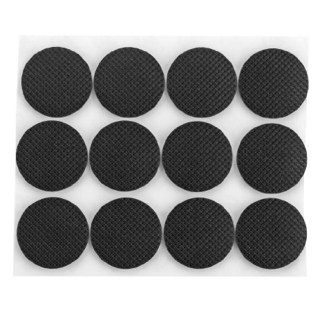 Shintop Self-stick Rubber Anti-skid Pad 48 Piece Value Pack Furniture and Floor Protectors Round