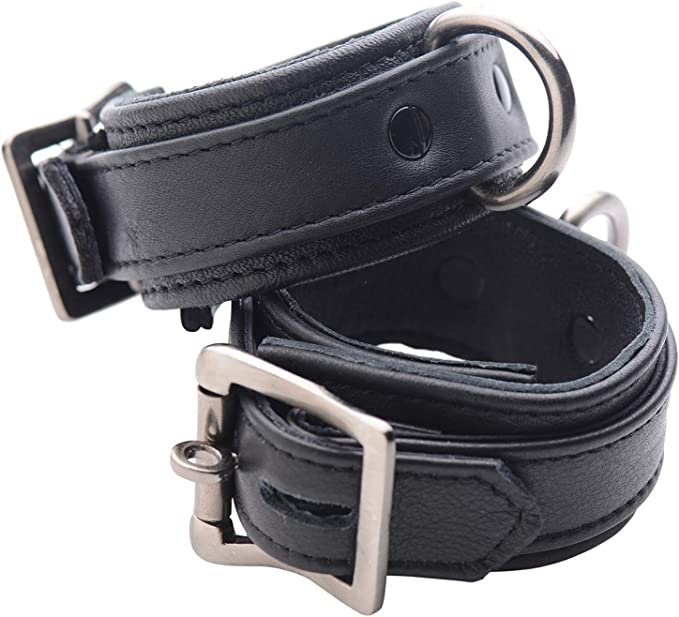 Strict Leather Luxury Locking Wrist Cuffs