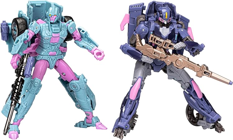 Transformers Toys Legacy Evolution Deluxe Senate Guard Autobot Javelin & Ascenticon Kaskade Deadeye Duel 2-Pack, Action Figures for Boys and Girls Ages 8 and Up (Amazon Exclusive)